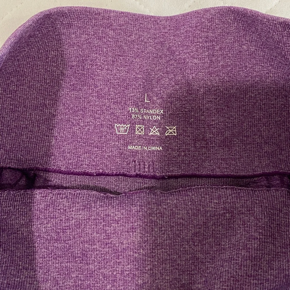 NVGTN Women's Purple Bike Shorts - Picture 4 of 4